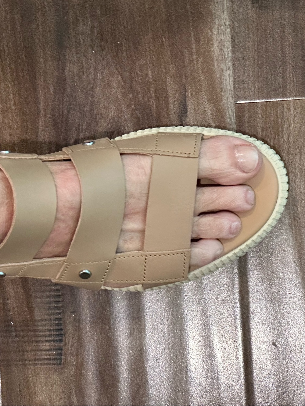 Sorel sandals. Nude color - Picture 6 of 10